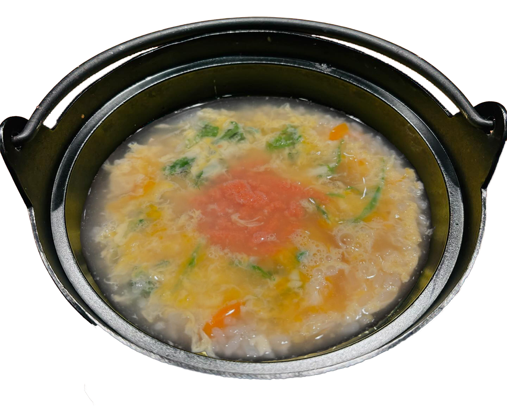 明太子×チーズ雑炊