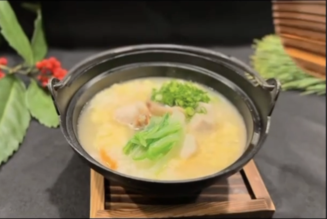 あんこうと里芋の雑炊